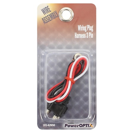 Poweroptix Wire Plug 3 Prong Std 101-42650